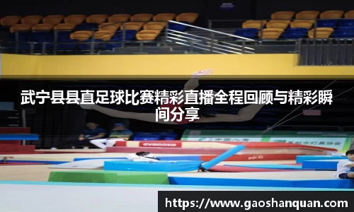 武宁县县直足球比赛精彩直播全程回顾与精彩瞬间分享